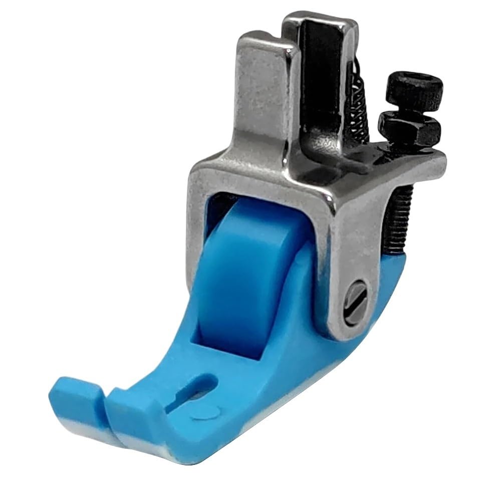 1pc Narrow Roller Presser Foot For Industrial Single Needle Lockstitch Sewing Machine Accessories(Rubber Wheel)