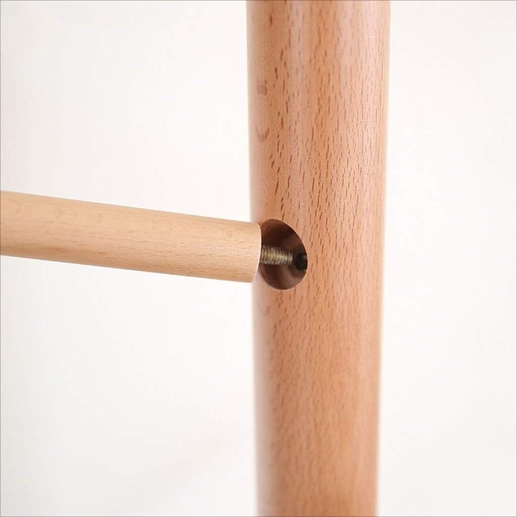 Coat Rack Solid Wood Free Standing Coat and Hat Rack Compatible with Garage Foyer Office Closet Coat Rack