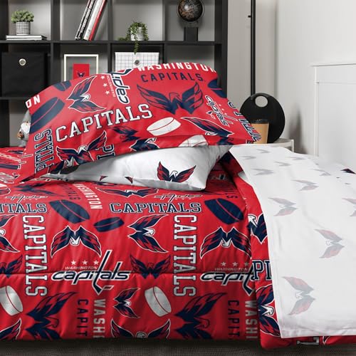 Parure de lit Washington Capitals NHL draps confortables lit jumeau - 5