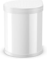 Vista 11 de Hailo Compact-Box M - Bote de basura de 4 galones, elevador de tapa, pequeño cubo de cocina, acero inoxidable