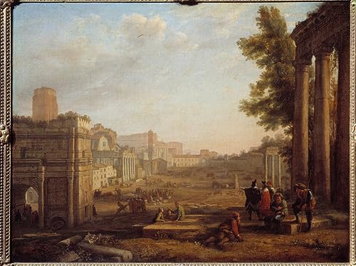 Toile Forum Romain pour effacer la monotonie de vos murs blancs avec art