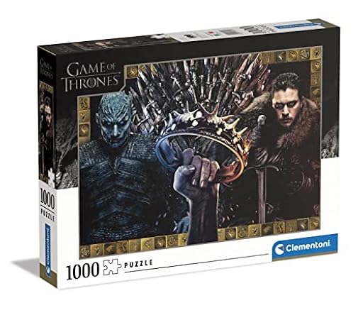 Clementoni 1000pcs 1000 Piezas Juego de Tronos, Adulto Game of Thrones, Puzzle Personajes Series(39652), Multicolor, M | Ya disponible en tu tienda friki favorita! En mundofriki.es!