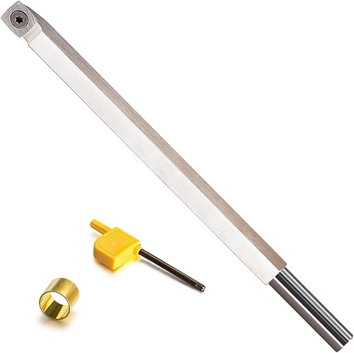 Herramienta de torneado de madera con punta de carburo S15, herramienta de torno de madera de carburo más áspera hecha de acero inoxidable con