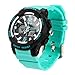 SMAEL Women's Sport Wrist Watch Quartz Dual Movement with Analog-Digital Display Watches for Women (Turquoise)