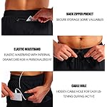 Pudolla Men’s 2 in 1 Running Shorts 5" Quick Dry Gym Athletic Workout Shorts for Men with Phone Pockets - Image 5