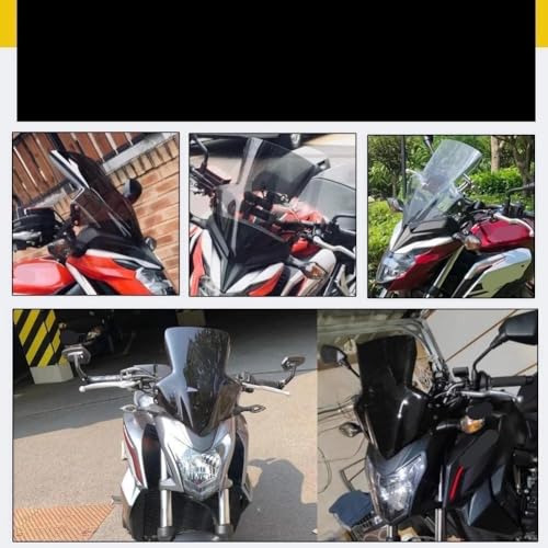 Pare-brise réglable moto CB650F saute-vent adaptable de 2014 à 2021