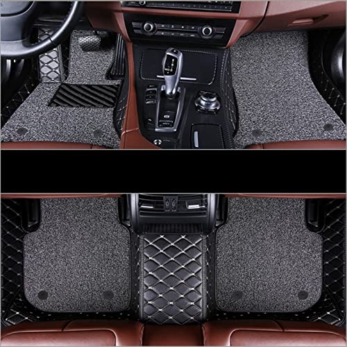 Tapis de sol BMW Série 5 GT F07 sur mesure beige pour berline 535i et 528i des années 2014-2017.