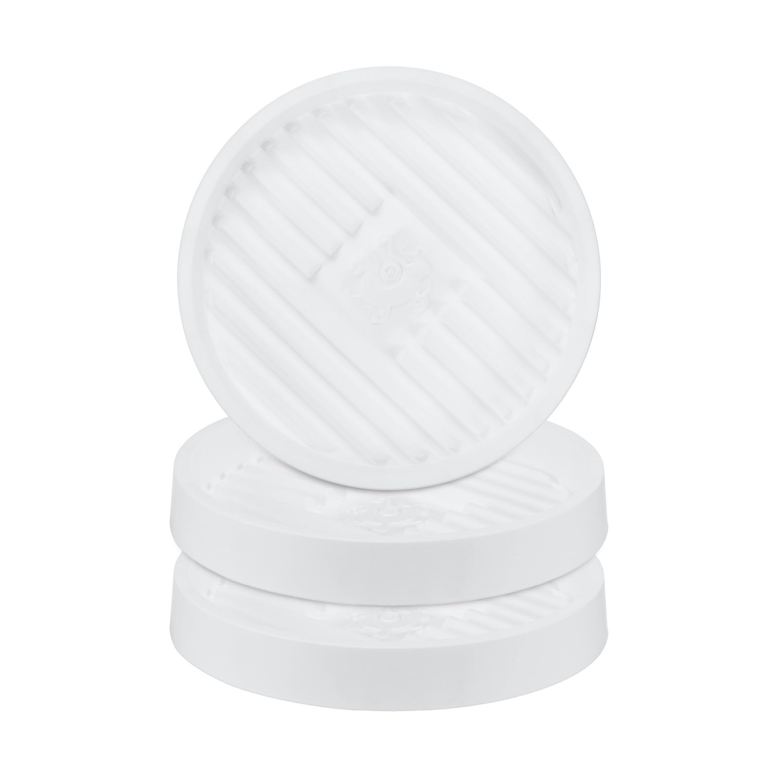 M METERXITY 3-Pack Plant Saucer, 6.3 Inch 16cm Flower Pot Saucers