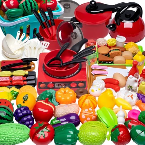 KUBERAS �������V�� �L�b�`���g�C �ʕ�/���/�s�U/������� ���A������ �J�b�g�V�� �ߋ�Z�b�g �~�j�`���A�L�b�`�� �v���[���g �q�� �����Z�b�g (���b�h�L�b�`���Z�b�g 102pcs)