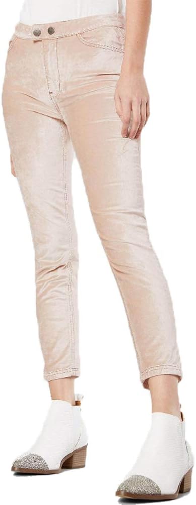 Free People Womens Sweet Jane Velvet Skinny Fit Jeans
