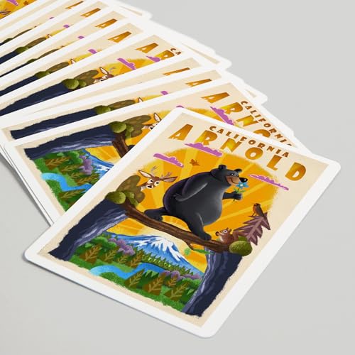 Lantern Press Arnold, California, Baraja Póker 52 Cartas miniatura 5