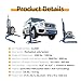 LGYORWAY Portable Car Lift, Single Post Mobile Type, Supports Vehicles Up to 8800 LBS, Multi-Functional for Cargo Handling, Car Lift for Garages and Home or Outdoor, 24-Month Parts Replacement