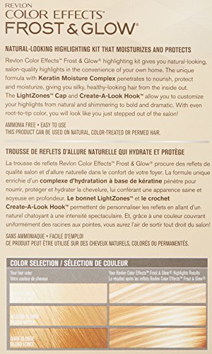 Image of Revlon Permanent Hair Color, Permanent Hair Dye, Color Effects Highlighting Kit, Ammonia Free & Paraben Free, Platinum, 8 Oz, (Pack of 1)