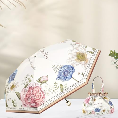 Mini parapluie pliable et compact pour pluie et soleil