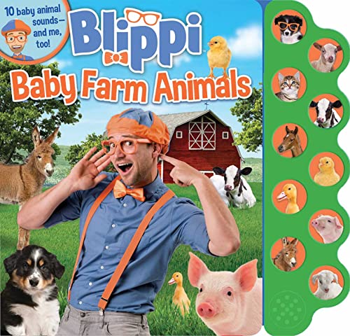 Blippi Baby Farm Animals Book