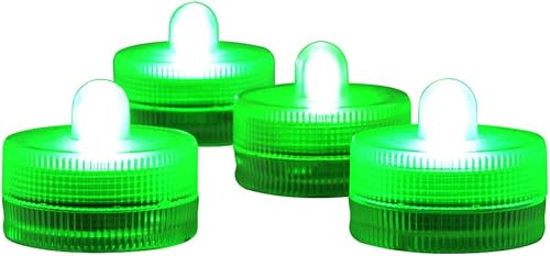 Miniatura 39 de KITOSUN Luces LED sumergibles cr2032 alimentadas por pilas bajo el agua, impermeables, velas LED para eventos, centros de mesa, jarrón, floral, Rosa