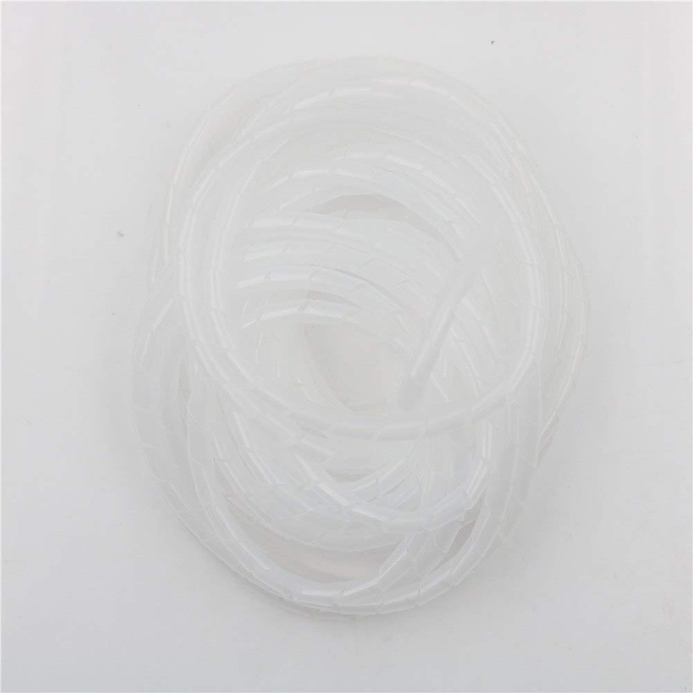 Buy Spiral Cable Tidy 1pc 12mm Wire Spiral Wrap Sleeving Band Tube Cable Protector Black White