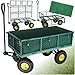 tectake® Bollerwagen, Handwagen mit Seitenwand klappbar, Transportwagen für Strand, Rollwagen für Garten, Einkaufswagen, Transportkarre zum Ziehen, Wagen bis bis 350kg belastbar - grün Ort mit günstig Kaufen-tectake® Bollerwagen, Handwagen mit Seitenwand klappbar, Transportwagen für Strand, Rollwagen für Garten, Einkaufswagen, Transportkarre zum Ziehen, Wagen bis bis 350kg belastbar - grün