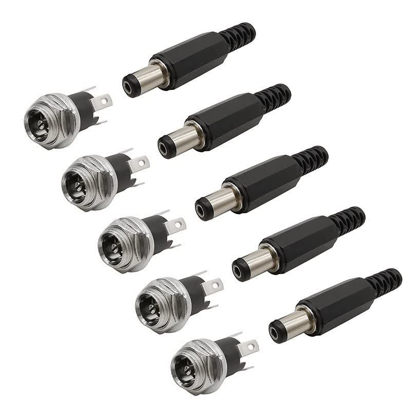 28-06 - Adattatore da spina DC ø5,5-2,5mm a morsetto - Alpha Elettronica