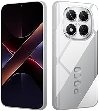 HSP Protective Case, Slim Fit Compatible with Xiaomi Poco X7 5G, Scratch-Resistant, Shockproof, Anti-Drop, TPU Silicone, Camera and Screen Protector