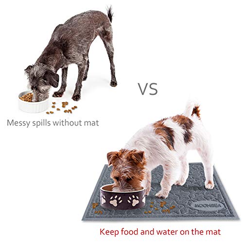 Pet Feeding Mat for Food and Water Large Size, Non-Slip Waterproof Dog Bowl Mat, Easy to Clean Dog Food Mat, Unique Star… - Image 5