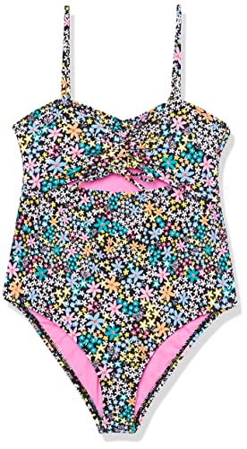 Image of Hobie Girls Cutout One Piece Swimsuit