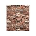 LKXHarleya 10PCS 3D Faux Brick Wall Panels, Peel and Stick Self-Adhesive Waterproof Decorative Wallpaper for Kitchen Living Room Bedroom Home Office, Red Old