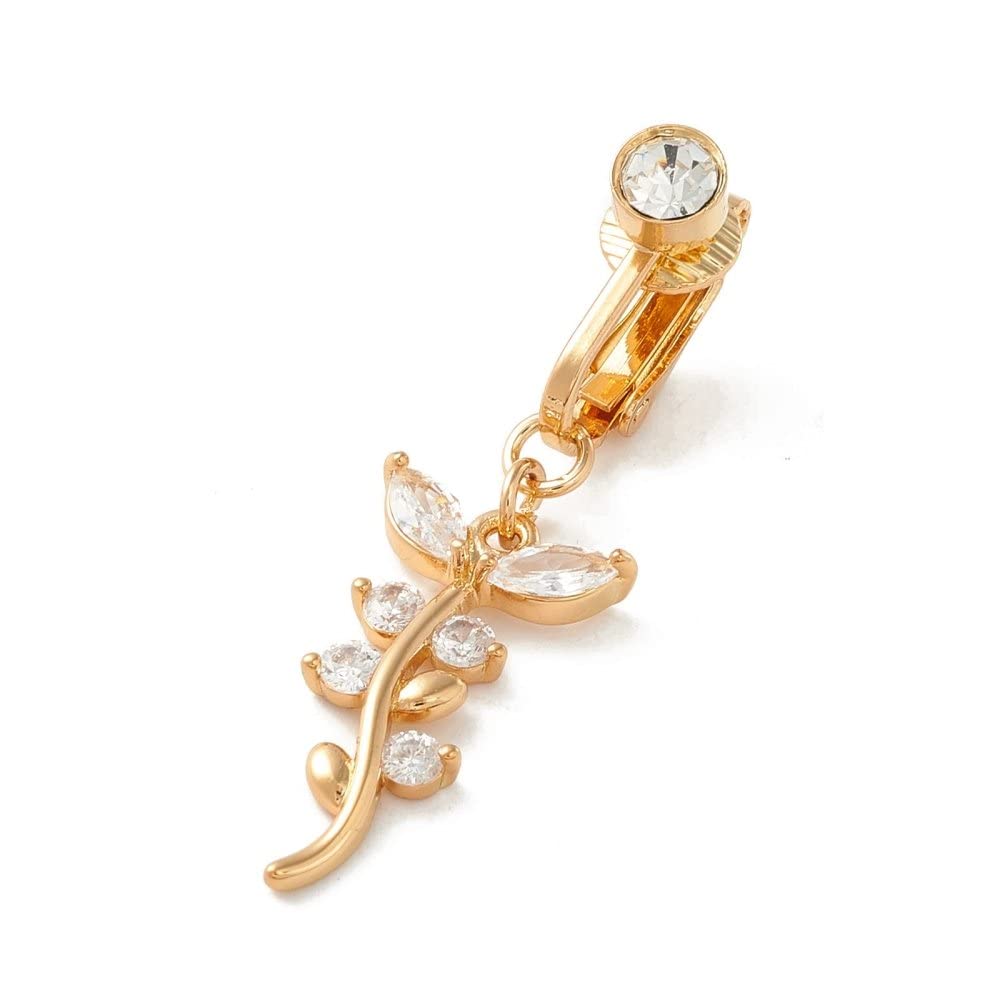 Clip-On Style No-Piercing Required Butterfly Charm Belly Button Navel Ring For Women And Girls (BB0107) 1 Pc-image-42