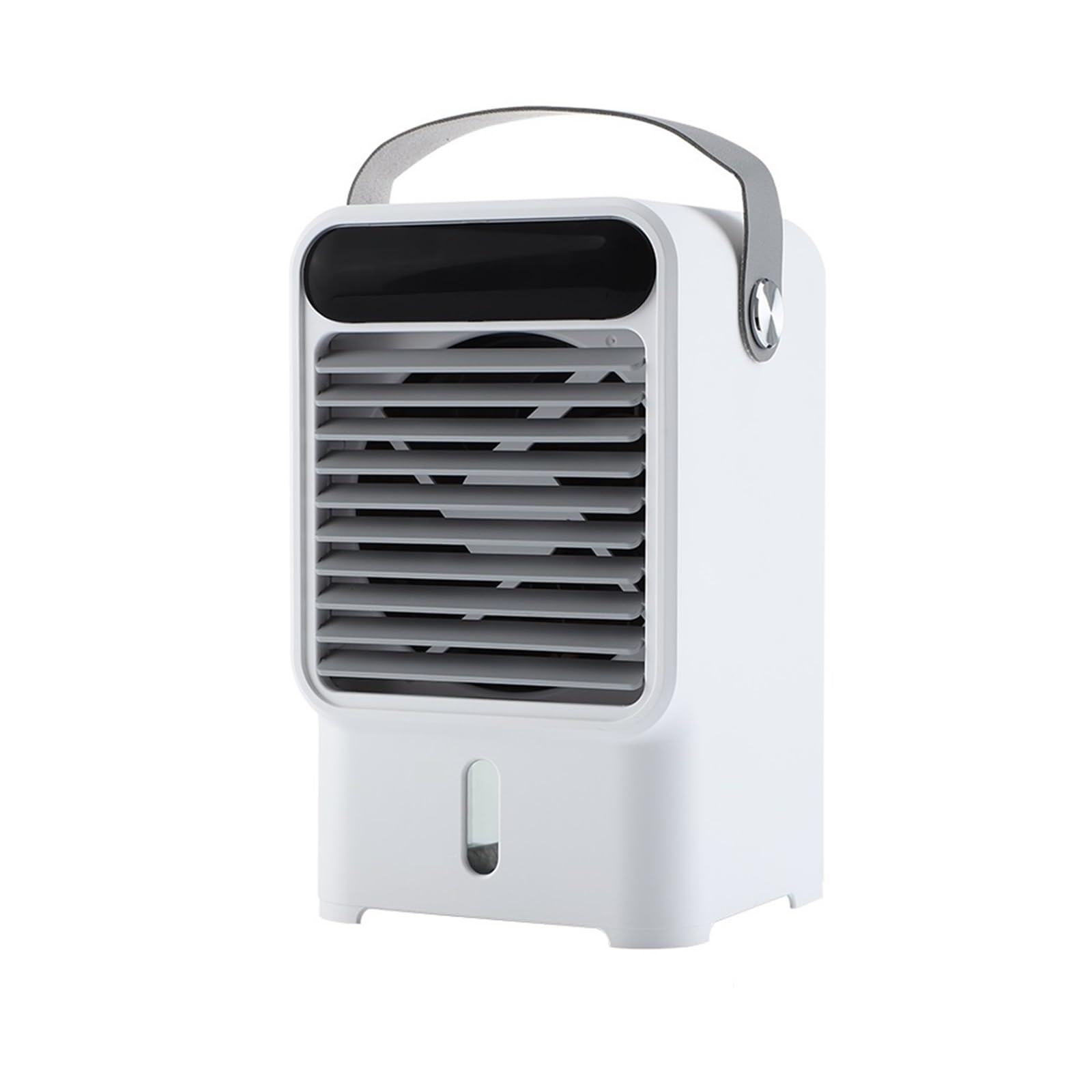 Cqahdsevf One Color Portable Air Conditioner Cooling Fan, Mini Air Cooler Humidifier Fan Usb White 12X23.5x12.5cm Portable