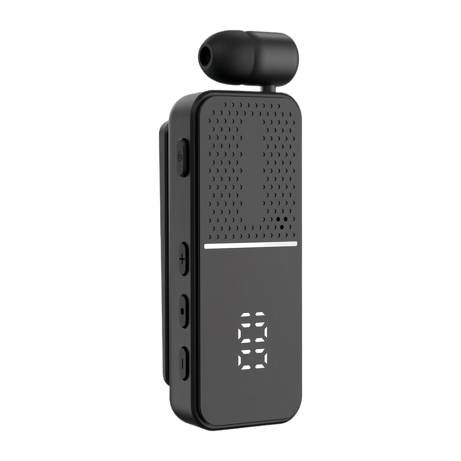 Wireless Sound Gear – Clip da bavero per allenamento | Policarbonato con cancellazione del rumore, cuffie auricolari leggere, accessorio per lavoro e corsa, per uomini e donne