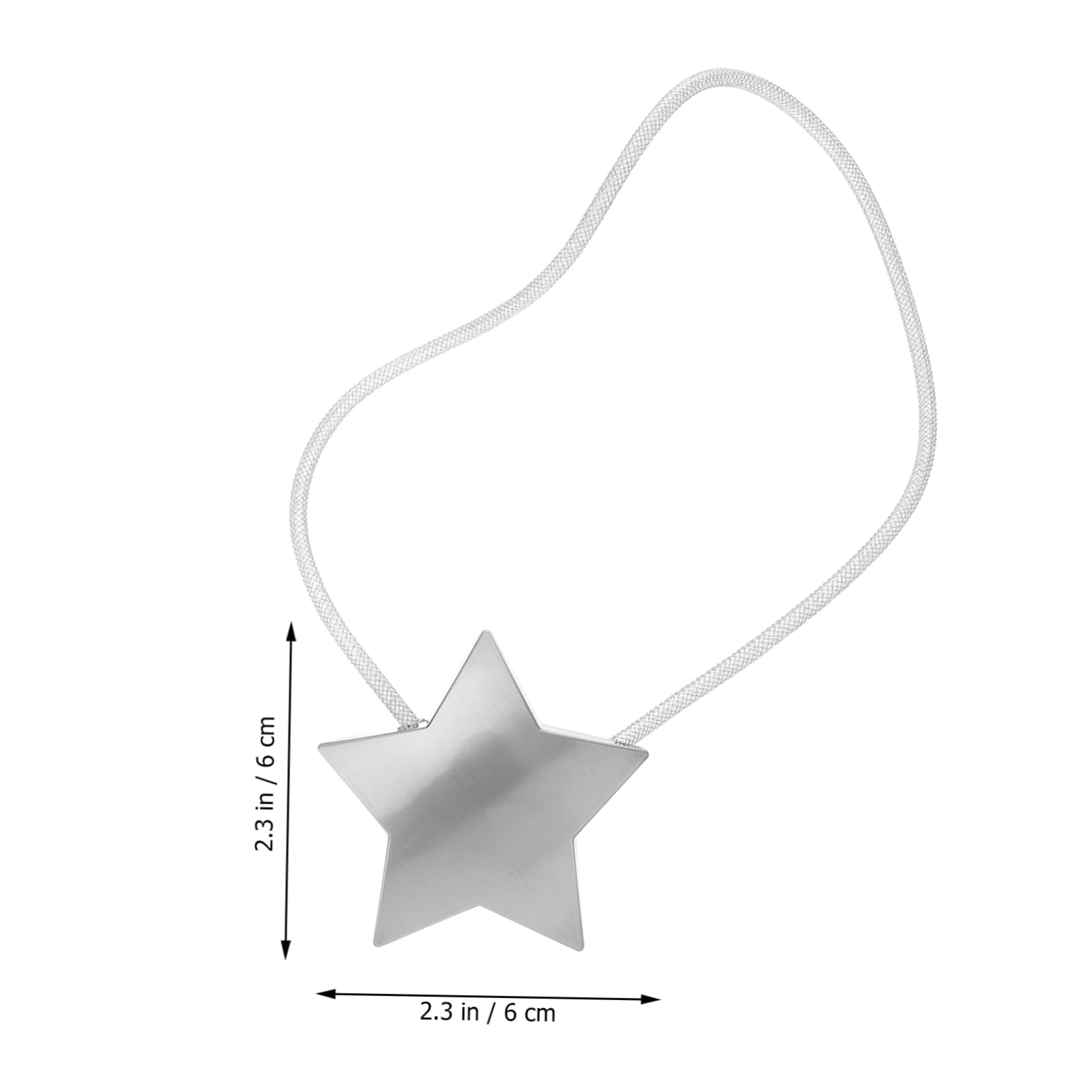 IMIKEYA Lot De 5 Embrasses Magnétiques en Métal pour Rideaux pour Chambre Cuisine Salon