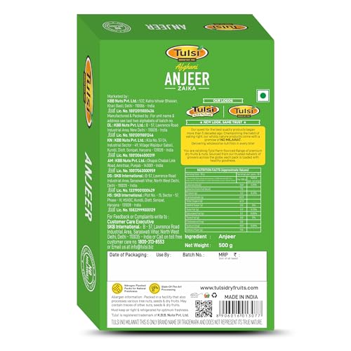 Image of Tulsi Dry Figs Dried Anjeer Zaika 500 gms