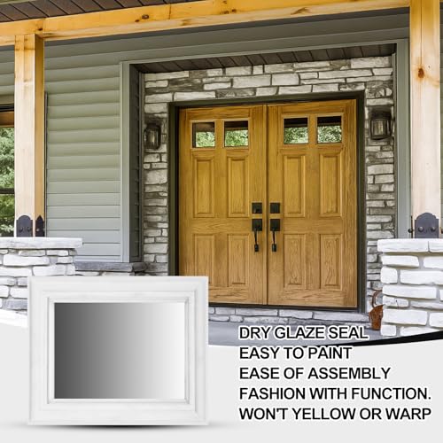 Double vitrage Low-e 10x8 cm Pushglossy isolant pour porte de garage - 7