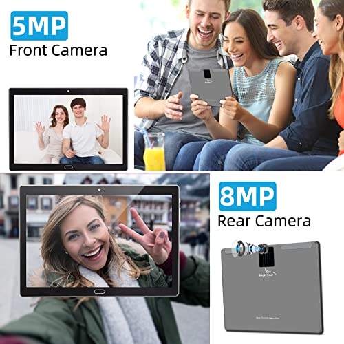 EagleSoar 10.1 Zoll Android Tablet, Android 10.0 Tablet, HD IPS Bildschirm, 4GB RAM 64GB ROM, Quad-Core Prozessor, 5MP… - Image 4