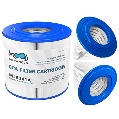 MOAJ Advanced Spa Filter Replaces PMA45-2004-R, Filbur FC-1007, Unicel C-8341, Master Spas EP40, X238330, X268325, X268330, APCC7156M, APCC7494 | 7 3/16