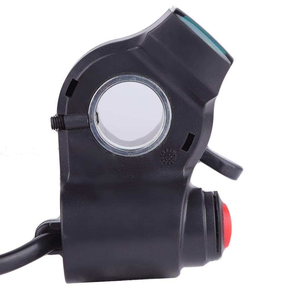 VGEBY Accélérateur du Pouce de Scooters Électriques, Contrôle de Vitesse du Papillon pour Vélo Électrique à Commutateur de Vitesse avec Affichage Numérique de Tension LCD