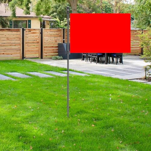 Mât de drapeau de maison ajustable dans le sol pour éviter les perçages - 4