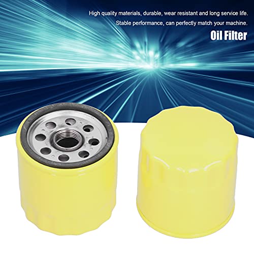 Filtro de óleo, substituição de filtro de óleo de aço de alta precisão, durável para trator de relva