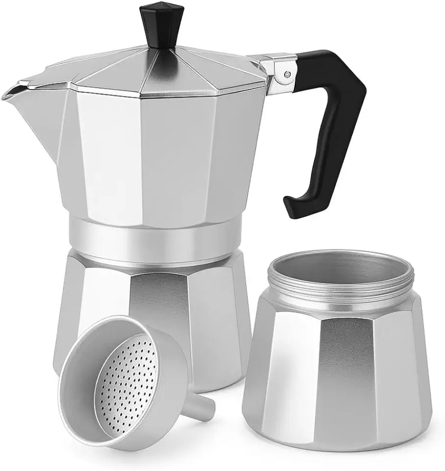 Cafeteira Italiana Alumínio 3 Xícaras 150ml Moka Expresso