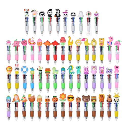 Stylo à bille multicolore 4 couleurs pour votre journal intime créatif
