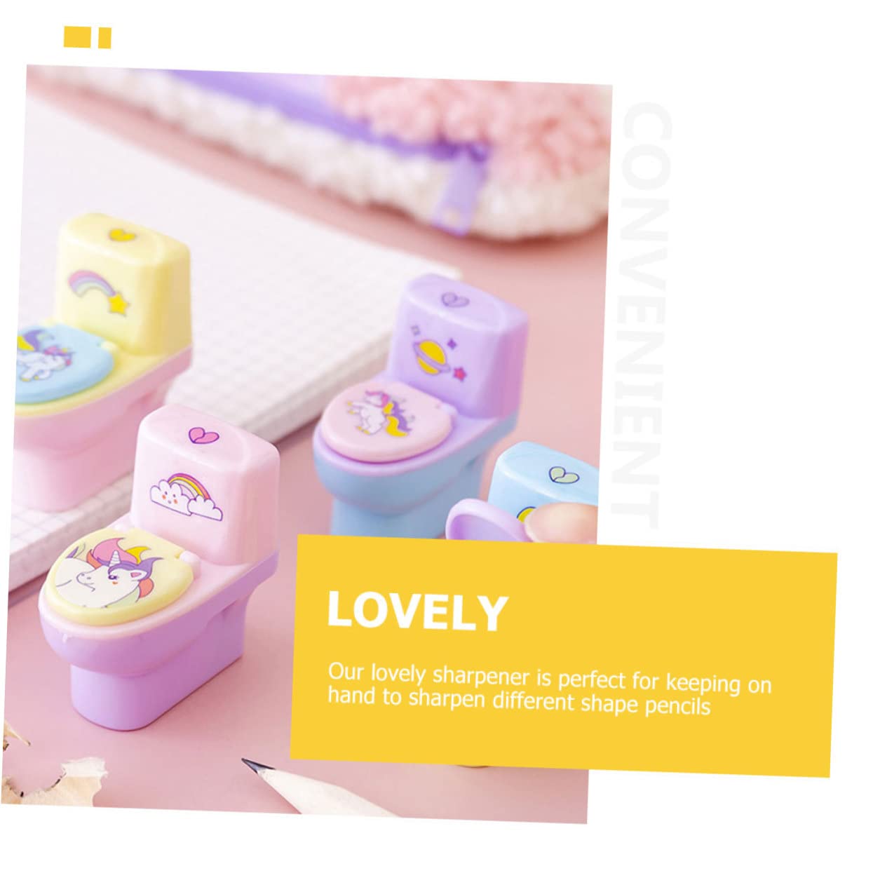 Tofficu 5 Ensembles Taille-crayon Pour Enfants Manuel Classe Taille Crayon Des Crayons Portable Bureautique Accessoires Ecole Petits Aiguiseurs Taille-crayon À Main Plastique 12 Pièces * 5