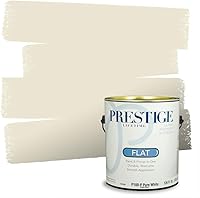 Vista 43 de PRESTIGE Pinturas de pintura exterior e imprimación en uno, 1 galón, plano, combinación comparable de Benjamin Moore* Manzanilla*