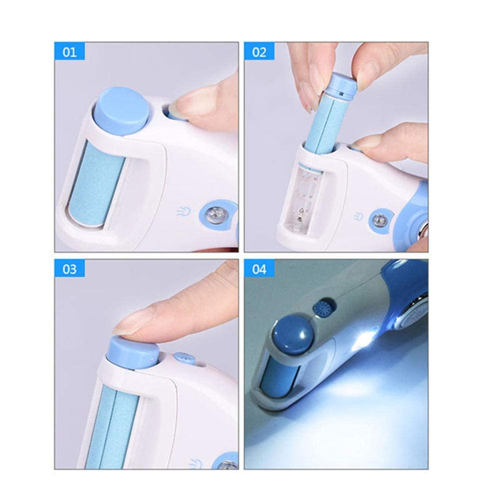 Lima per Piedi Strumenti elettrici per Pedicure elettrica Cura dei Piedi Macchina più Liscia Rimozione del callo Lima per Piedi per Piedi Rimozione della cuticola del Tallone Cura della pel