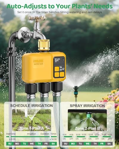 Programmateur arrosage connecté pour simplifier l'entretien du potager et de la pelouse
