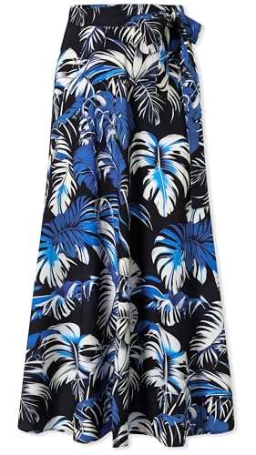 Image of Cromoncent Matching Hawaiian Outfits for Family, Dad and Son Matching Luau Beach Tropical Shirts Mommy Daughter Tropical Sets