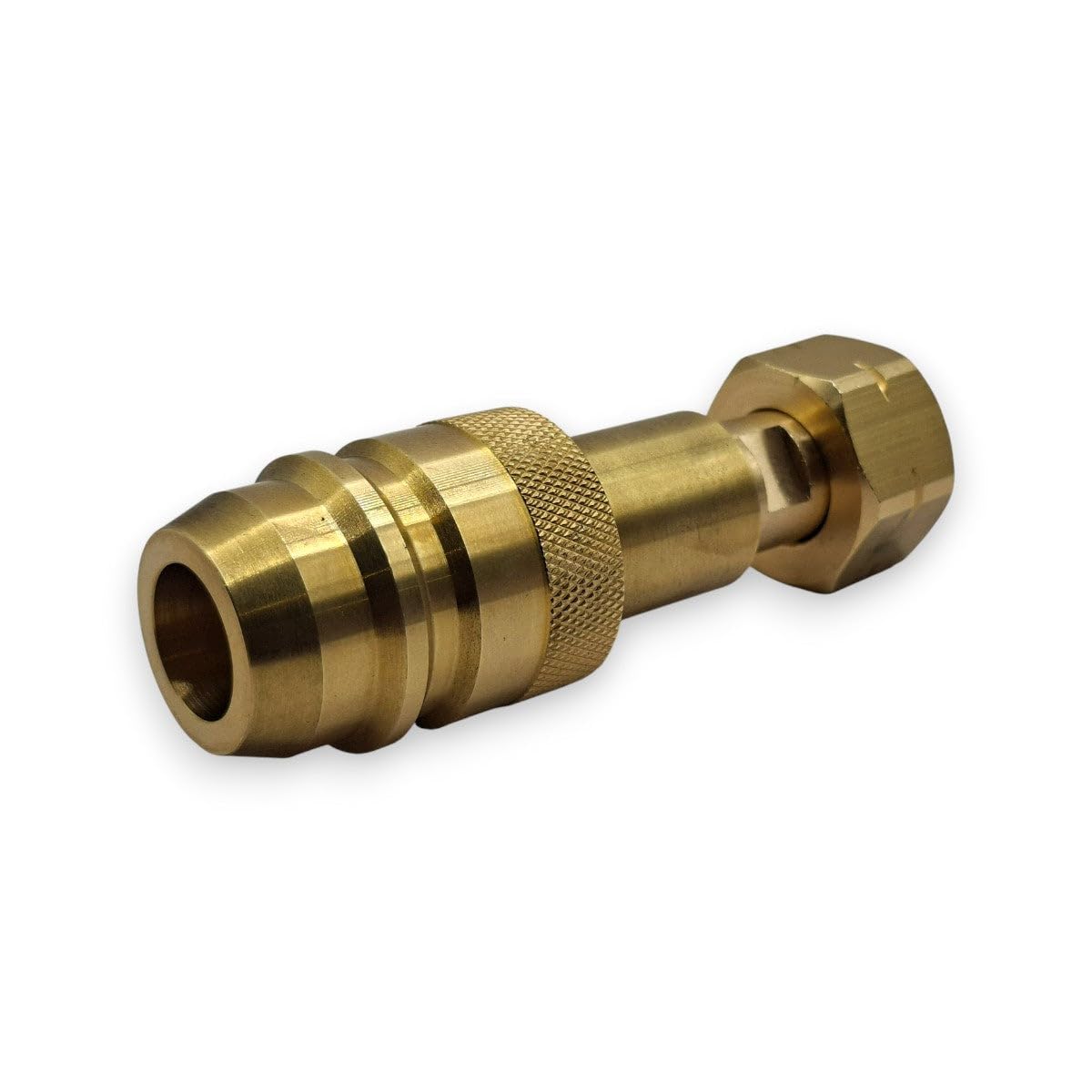 LPG GPL M22 Adaptador de botella de gas - Conector de recarga europeo Euronozzle con bolsa para estaciones de GLP españolas y portuguesas