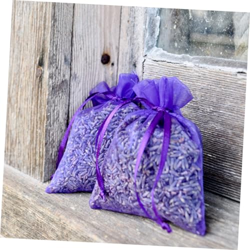 10 unidades de sachets aromáticos de lavanda para armario y auto miniatura 7