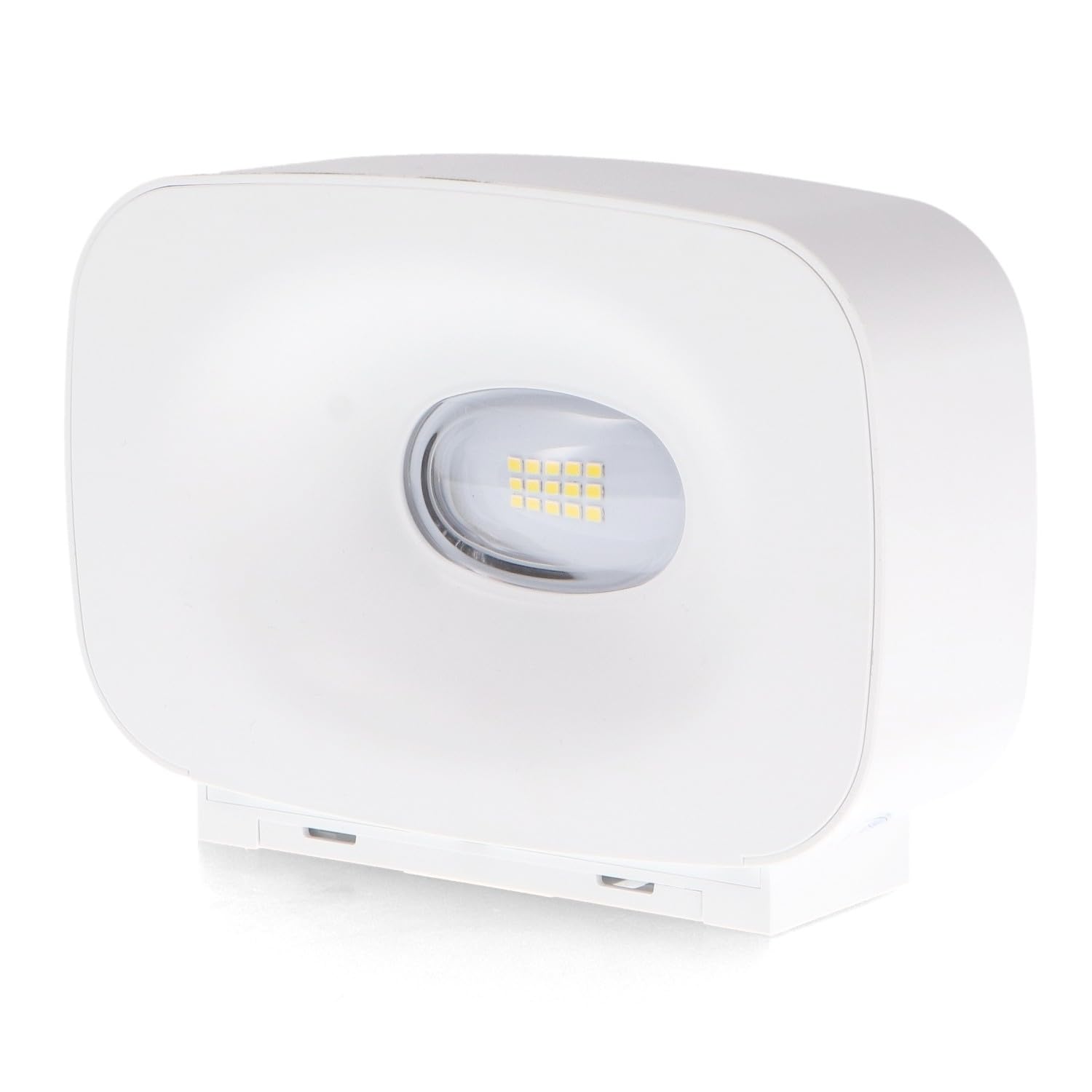M Ledme - Solar White Plit LED kinkiet 1,7 W, oświetlenie zewnętrzne z czujnikiem zmierzchu, kolor 4000 K (neutralny), stopień ochrony IP65, autonomia 6-8 h, idealny do użytku na zewnątrz.