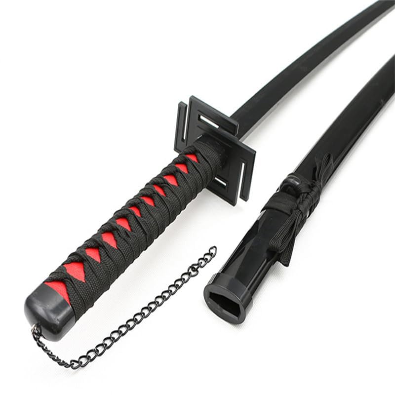 RVM Toys Cosplay 104 cm Kurosaki Ichigo Zangetsu Wooden Round Life Size Replica Katana Perfect for Anime Gift Merchandise Collectibles 3