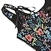 Jutrisujo Corset for Women Bustier Top Vintage Renaissance Lace up Waist Trim medieval Fashion Black 4XL